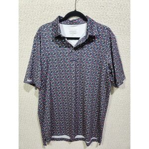 STRAIGHT DOWN Billiards AOP Performance Dri-fit Wicking Polo MEDIUM Prestwick CC